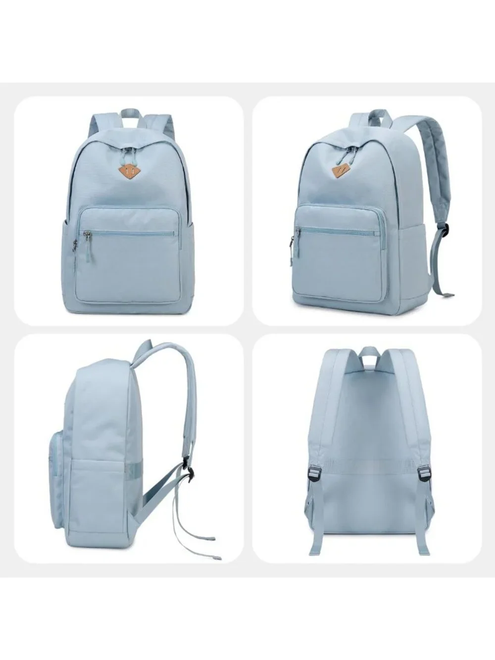 Durable Water-Resistant Classic Backpack for School, Travel & College - Pink